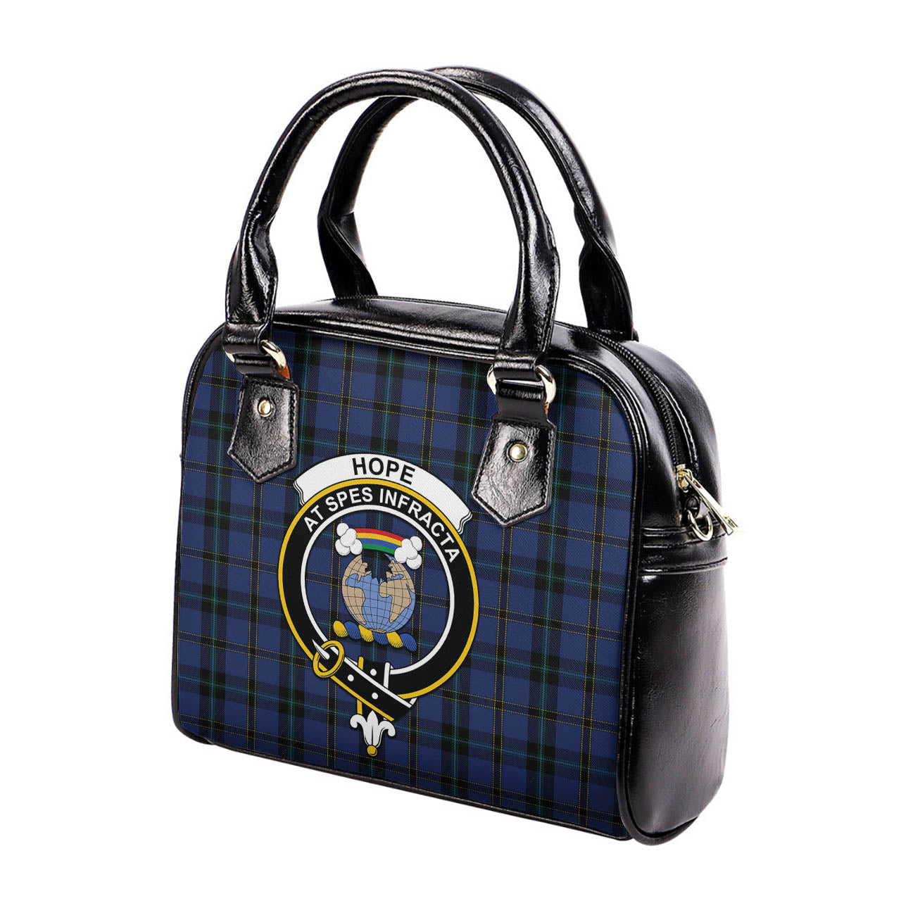 Hope (Vere-Weir) Tartan Shoulder Handbags with Family Crest - Tartanvibesclothing