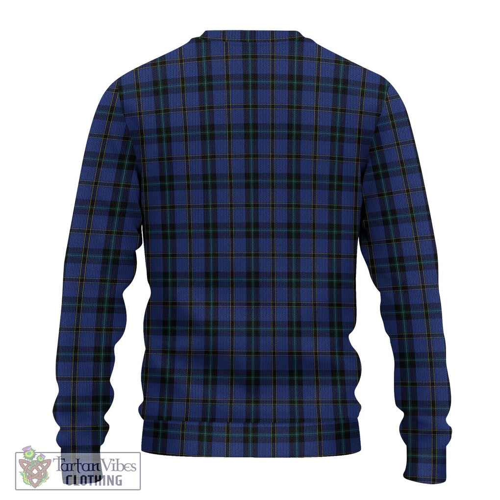 Hope (Vere - Weir) Tartan Knitted Sweater with Family Crest DNA In Me Style - Tartanvibesclothing Shop