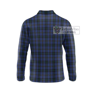 Hope (Vere - Weir) Tartan Long Sleeve Polo Shirt with Family Crest DNA In Me Style