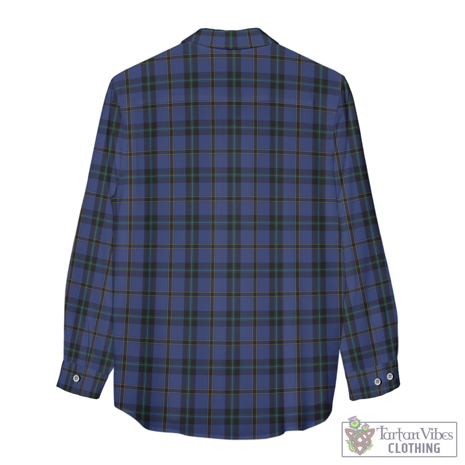 Tartan Vibes Clothing Hope (Vere-Weir) Tartan Womens Casual Shirt with Family Crest