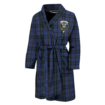 Hope (Vere-Weir) Tartan Bathrobe with Family Crest