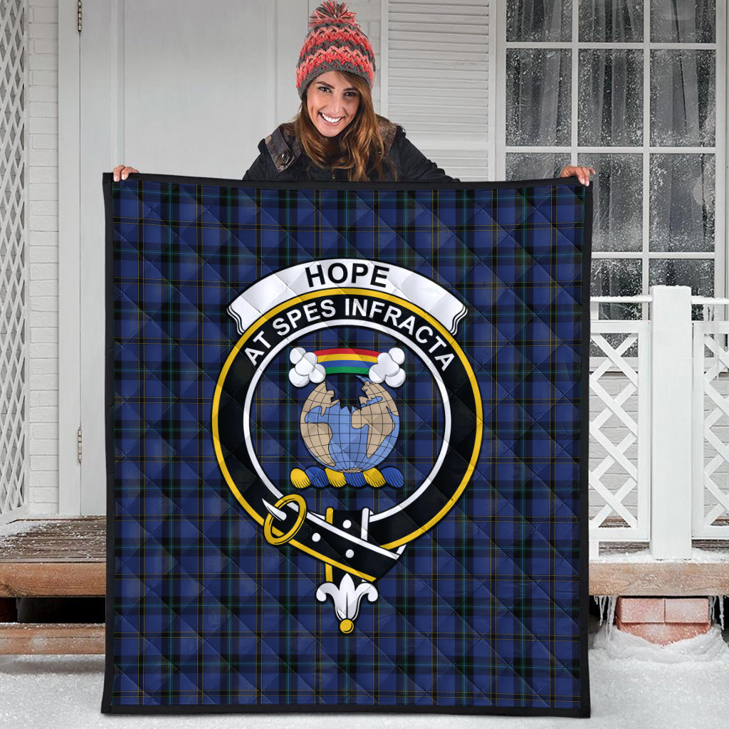 hope-vere-weir-tartan-quilt-with-family-crest