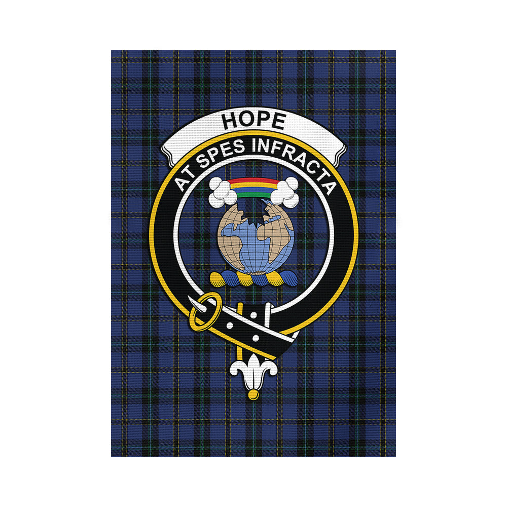 Hope (Vere-Weir) Tartan Flag with Family Crest - Tartan Vibes Clothing