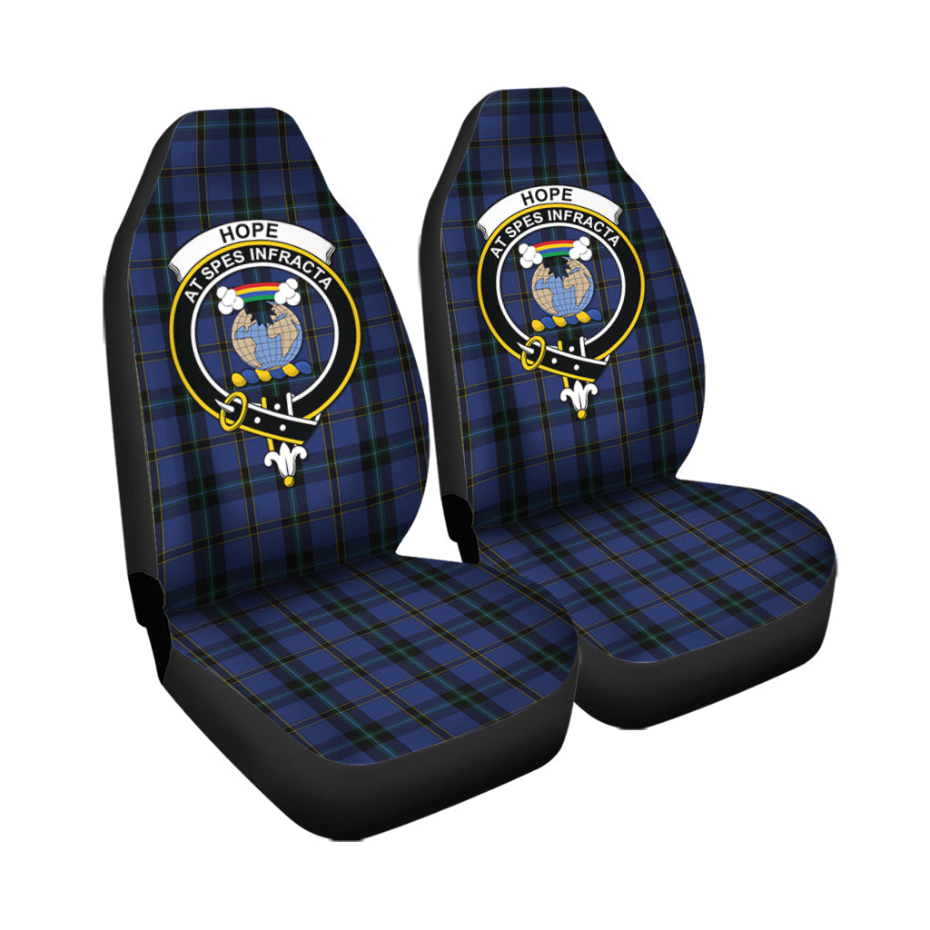 Hope (Vere-Weir) Tartan Car Seat Cover with Family Crest - Tartanvibesclothing