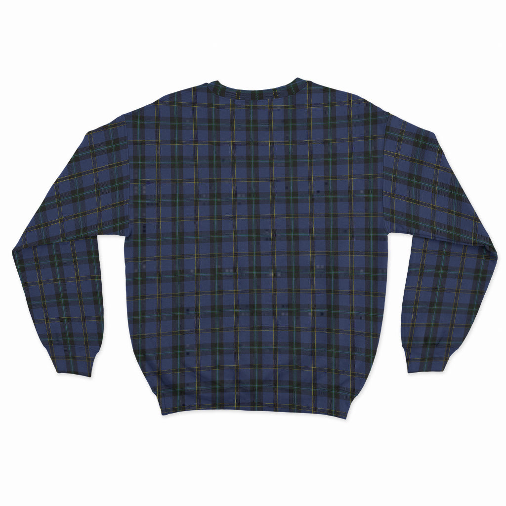 Hope (Vere-Weir) Tartan Sweatshirt with Family Crest - Tartan Vibes Clothing