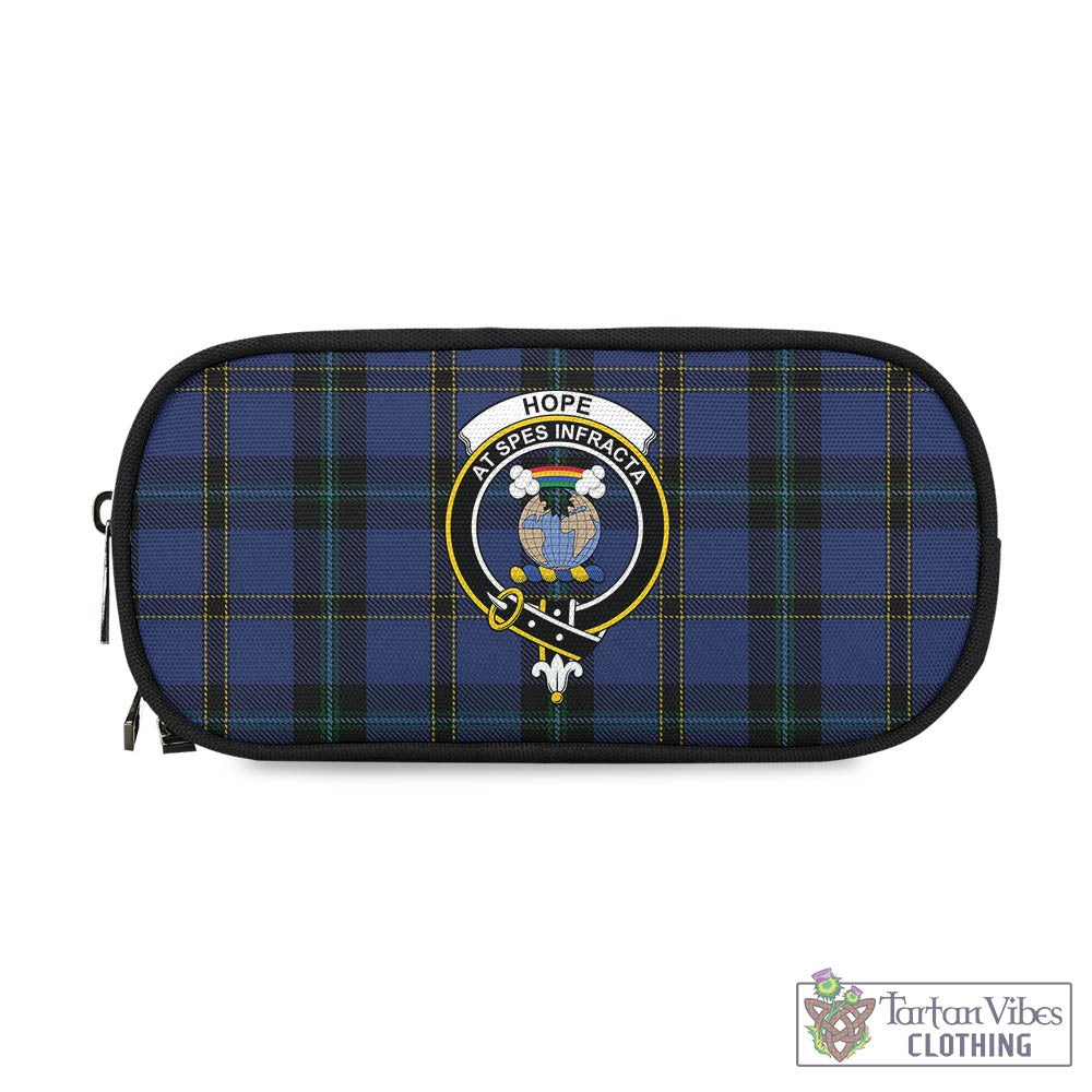 Tartan Vibes Clothing Hope (Vere-Weir) Tartan Pen and Pencil Case with Family Crest