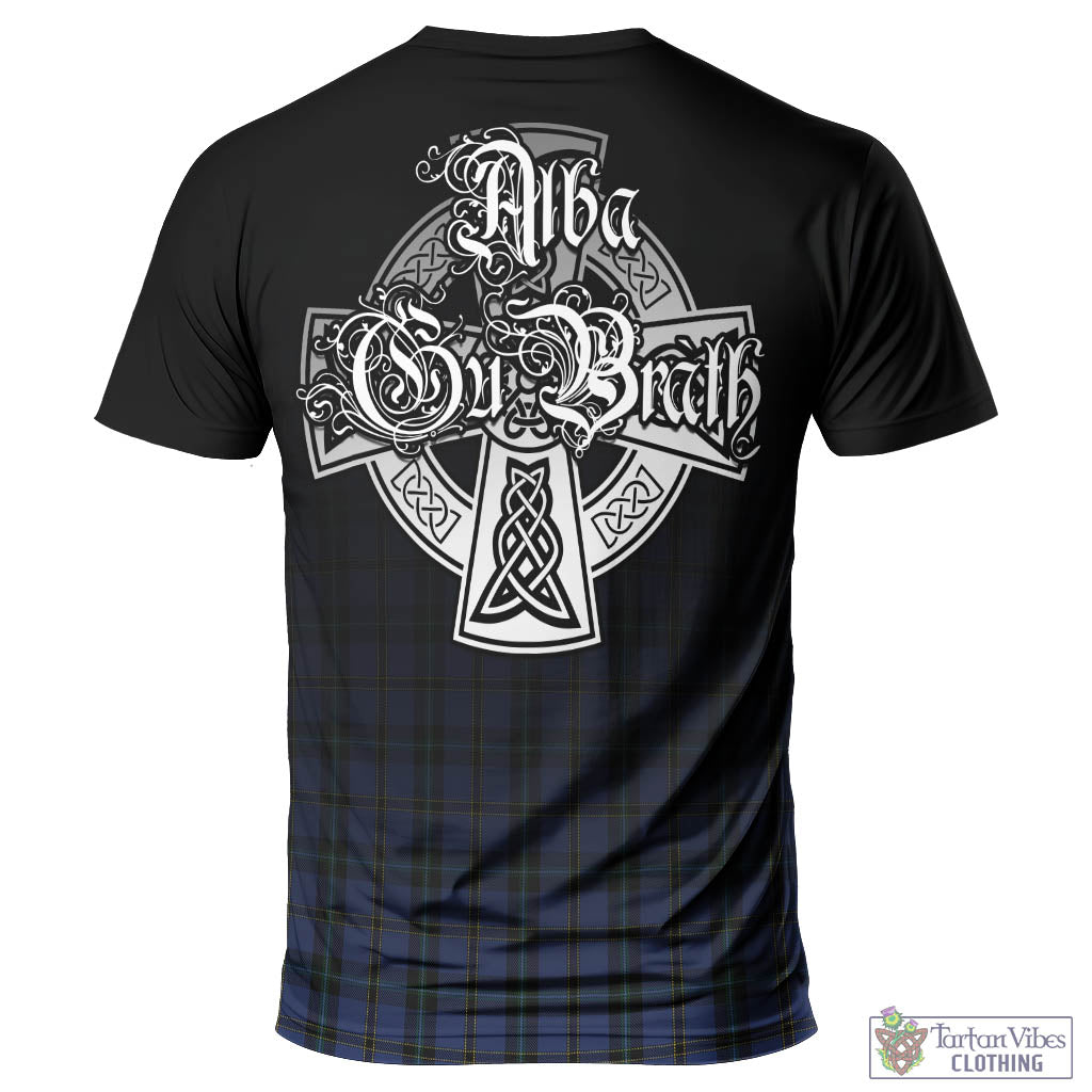 Tartan Vibes Clothing Hope (Vere-Weir) Tartan T-Shirt Featuring Alba Gu Brath Family Crest Celtic Inspired