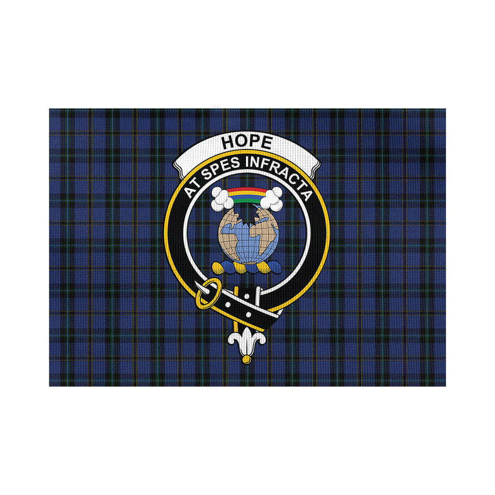 Hope (Vere-Weir) Tartan Flag with Family Crest - Tartan Vibes Clothing