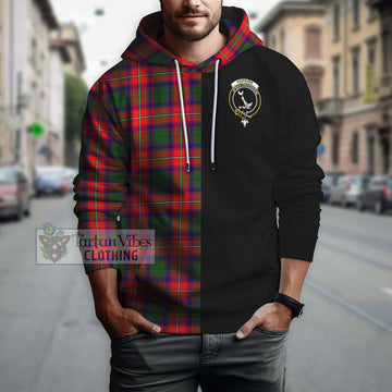 Hopkirk Tartan Hoodie with Family Crest and Half Of Me Style