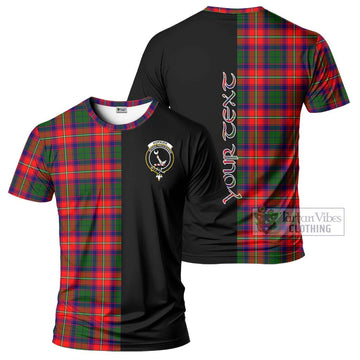 Hopkirk Tartan T-Shirt with Family Crest and Half Of Me Style