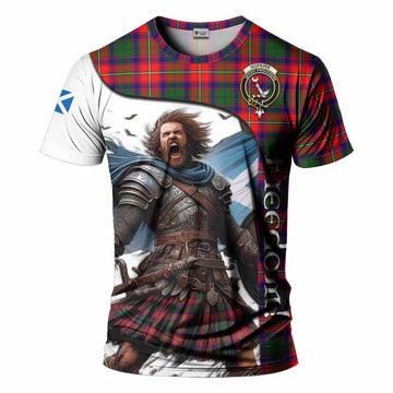 Hopkirk Crest Tartan T-Shirt Inspired by the Freedom of Scottish Warrior