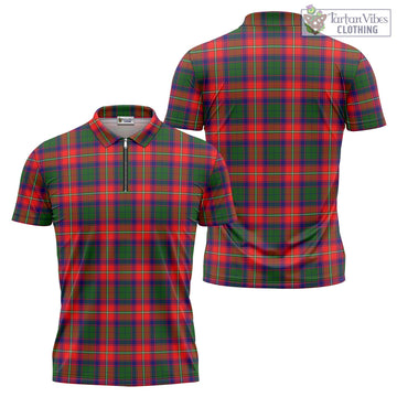 Hopkirk Tartan Zipper Polo Shirt