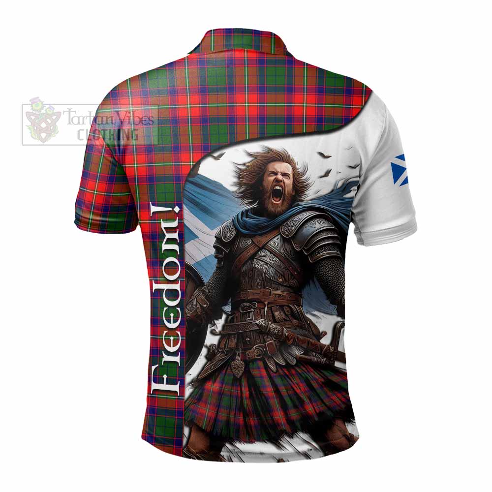 Tartan Vibes Clothing Hopkirk Crest Tartan Polo Shirt Inspired by the Freedom of Scottish Warrior