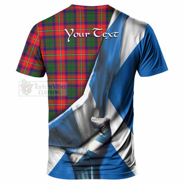 Hopkirk Tartan T-Shirt with Family Crest Scotland Patriotic Style