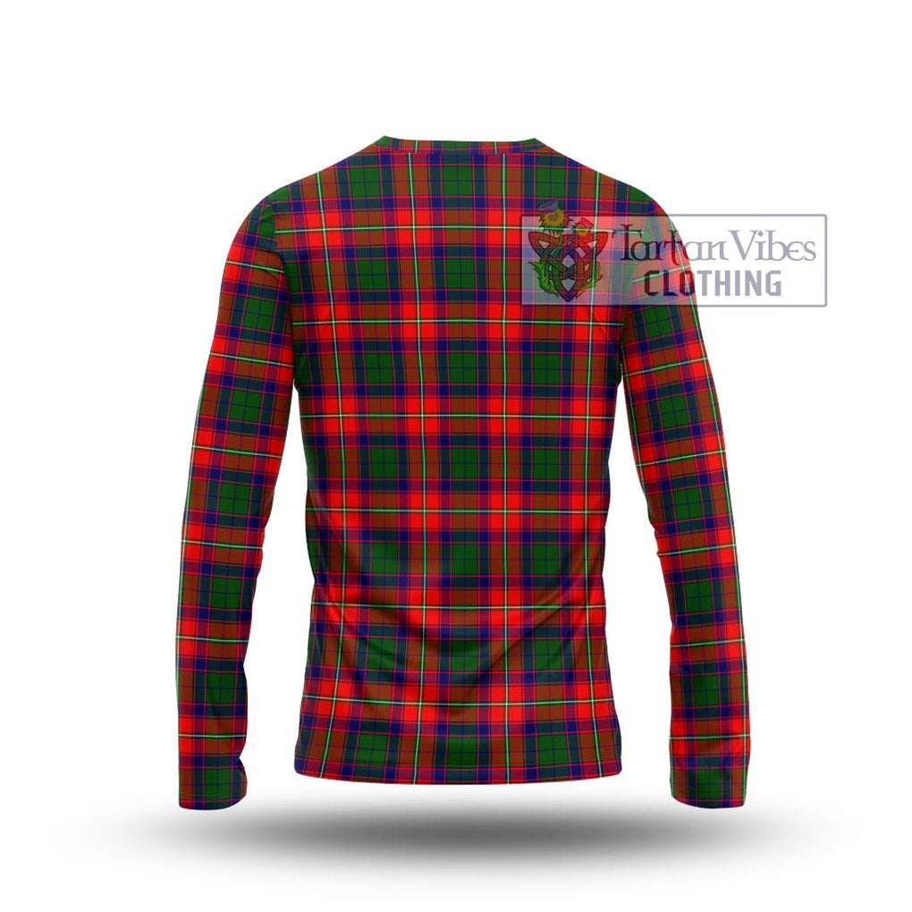 Hopkirk Tartan Long Sleeve T-Shirt with Family Crest DNA In Me Style - Tartanvibesclothing Shop