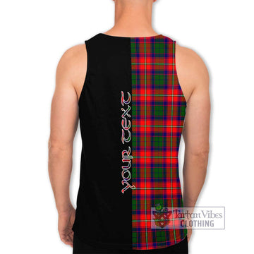 Hopkirk Tartan Men's Tank Top with Family Crest and Half Of Me Style