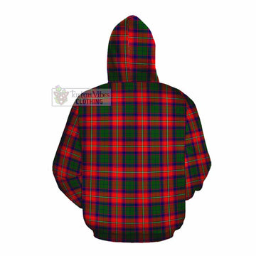 Hopkirk Tartan Cotton Hoodie with Family Crest DNA In Me Style