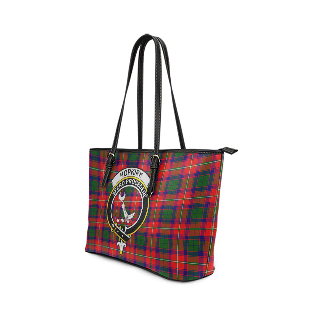 hopkirk-tartan-leather-tote-bag-with-family-crest