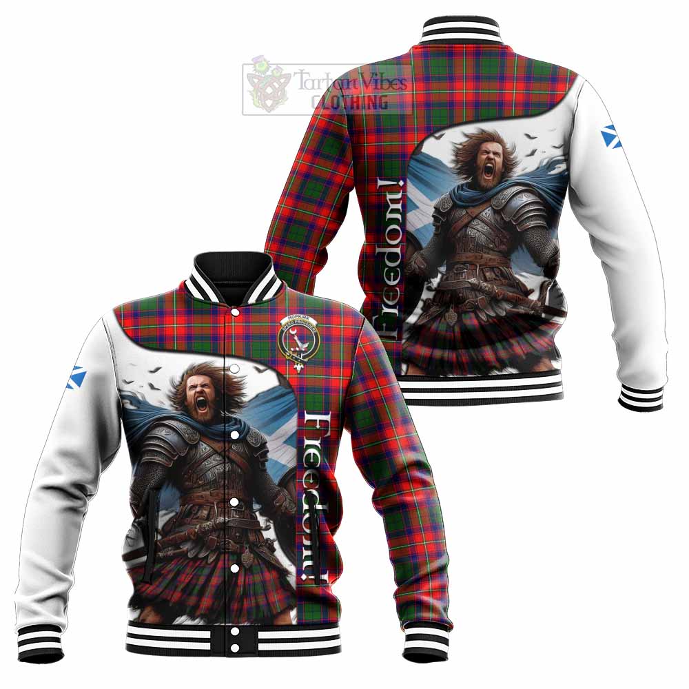 Tartan Vibes Clothing Hopkirk Crest Tartan Baseball Jacket Inspired by the Freedom of Scottish Warrior