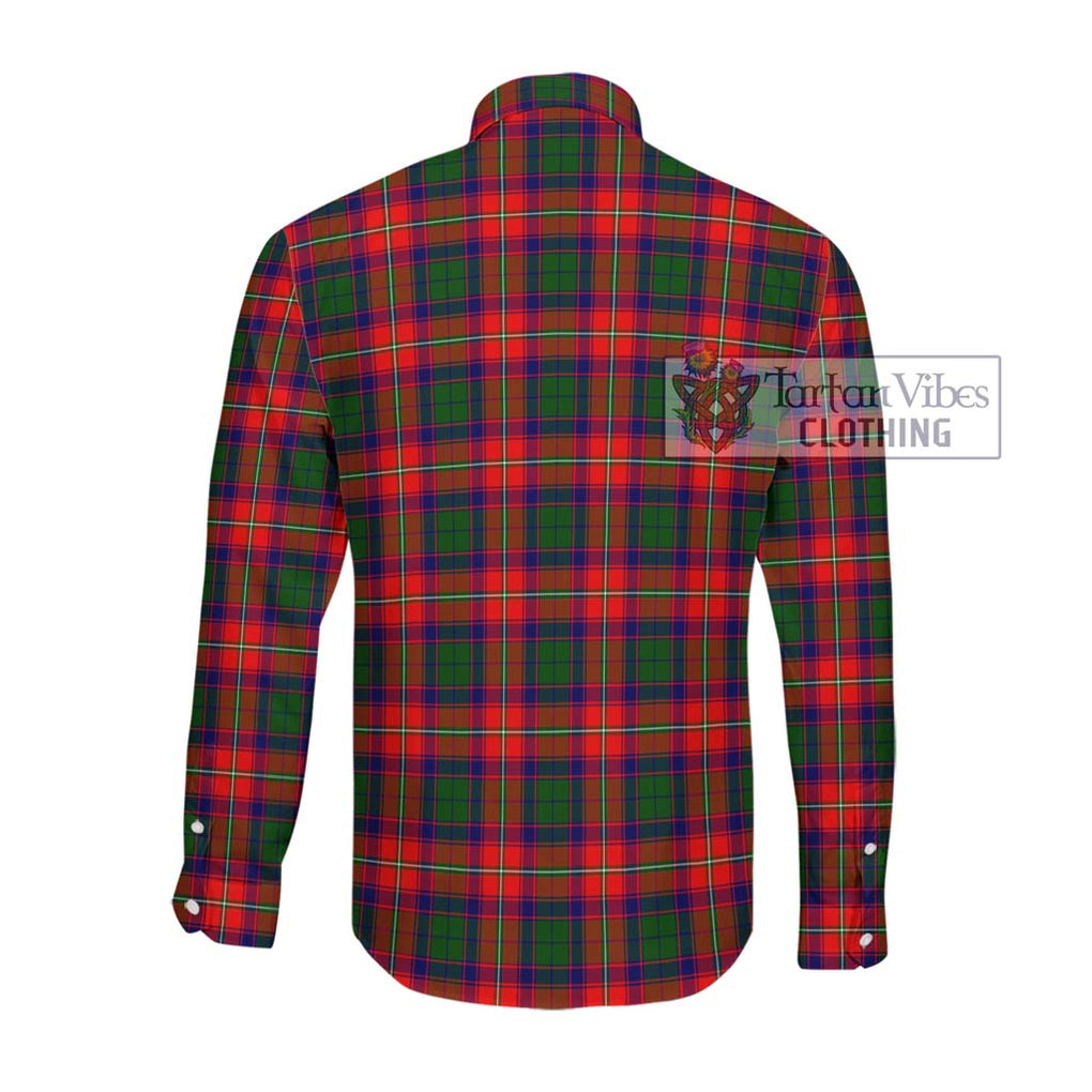 Hopkirk Tartan Long Sleeve Button Shirt with Family Crest DNA In Me Style - Tartanvibesclothing Shop