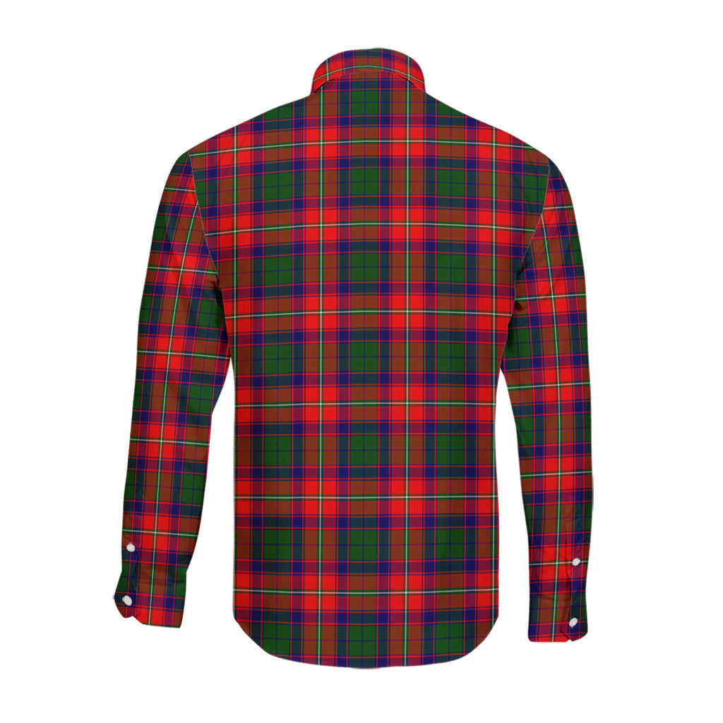 hopkirk-tartan-long-sleeve-button-up-shirt-with-family-crest