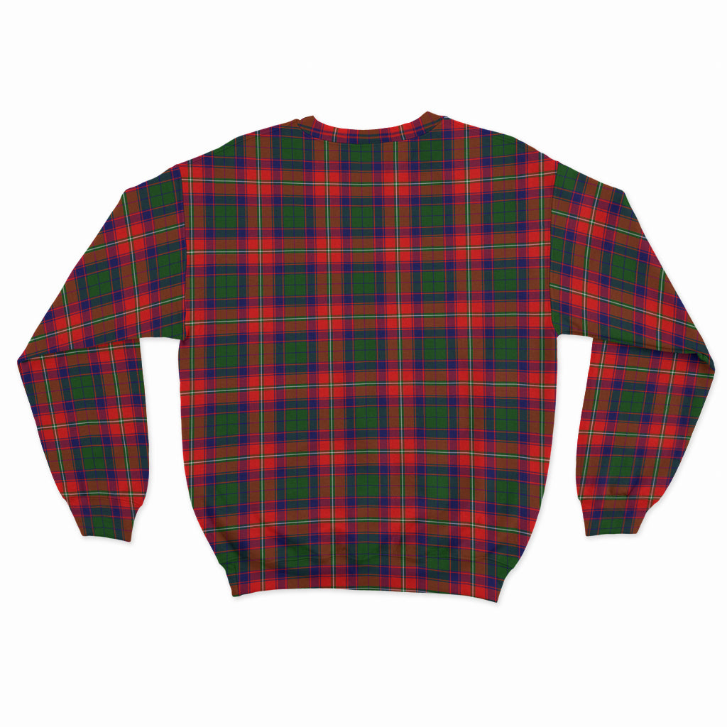 Hopkirk Tartan Sweatshirt with Family Crest - Tartan Vibes Clothing