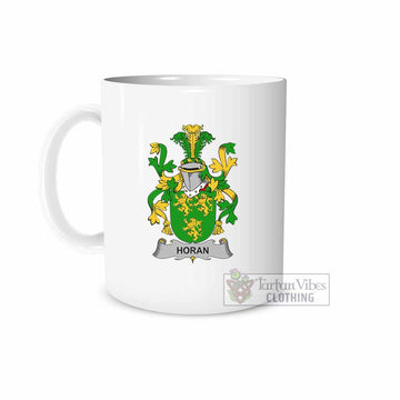 Horan Irish Clan Coat of Arms Ceramic Mug