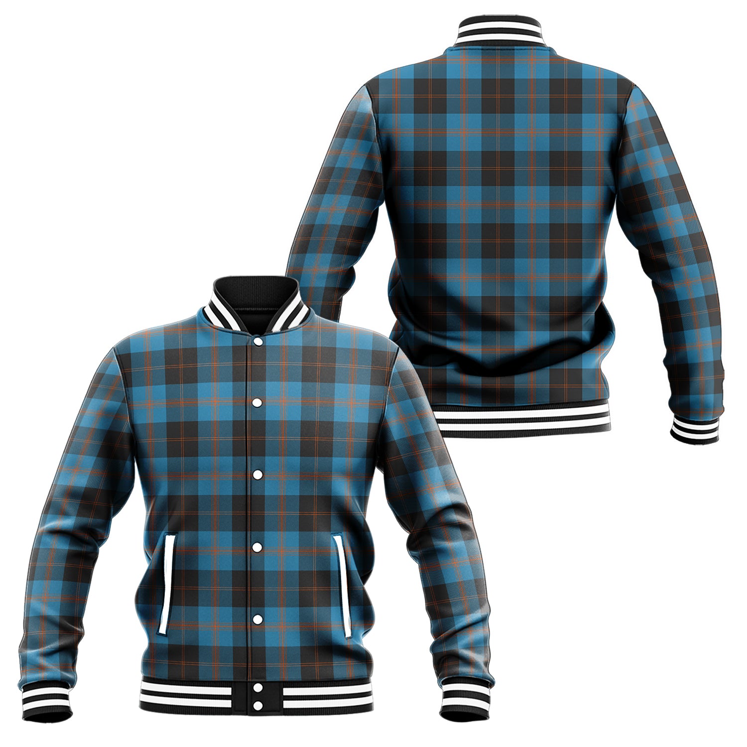 Horsburgh Tartan Baseball Jacket Unisex - Tartan Vibes Clothing