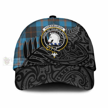 Horsburgh Tartan Classic Cap with New Zealand Silver Fern Half Style