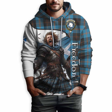 Horsburgh Crest Tartan Hoodie Inspired by the Freedom of Scottish Warrior