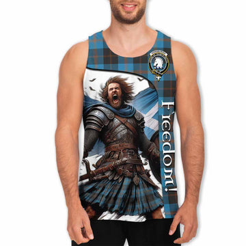 Horsburgh Crest Tartan Men's Tank Top Inspired by the Freedom of Scottish Warrior