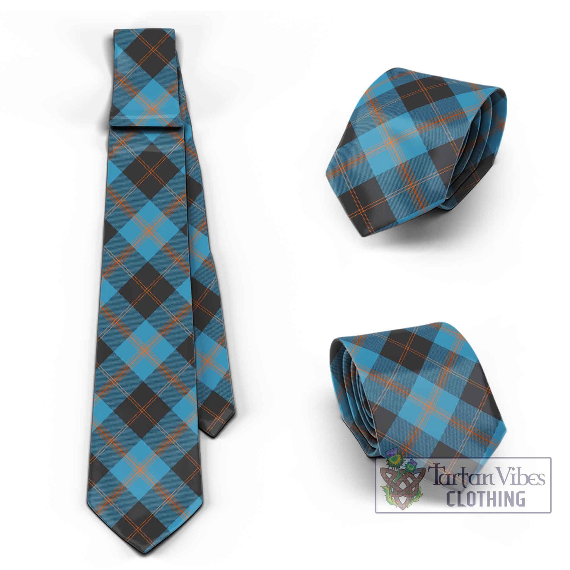 Tartan Vibes Clothing Horsburgh Tartan Classic Necktie Cross Style