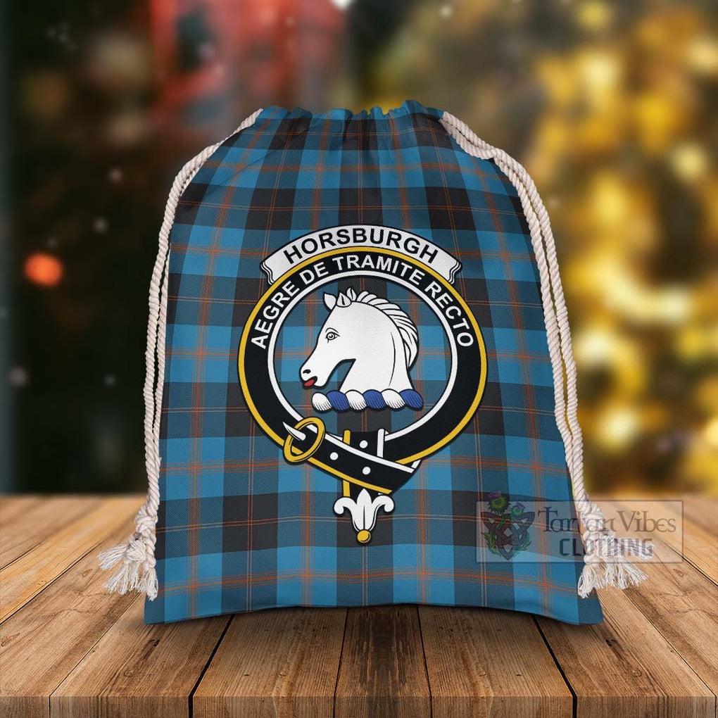 Tartan Vibes Clothing Horsburgh Tartan Christmas Santa's Bag with Family Crest