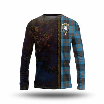 Horsburgh Tartan Family Crest Long Sleeve T-Shirt Alba Gu Brath Be Brave Lion Ancient Style Unisex - Tartan Vibes Clothing