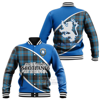 Horsburgh Family Crest Tartan Baseball Jacket Celebrate Saint Andrew's Day in Style