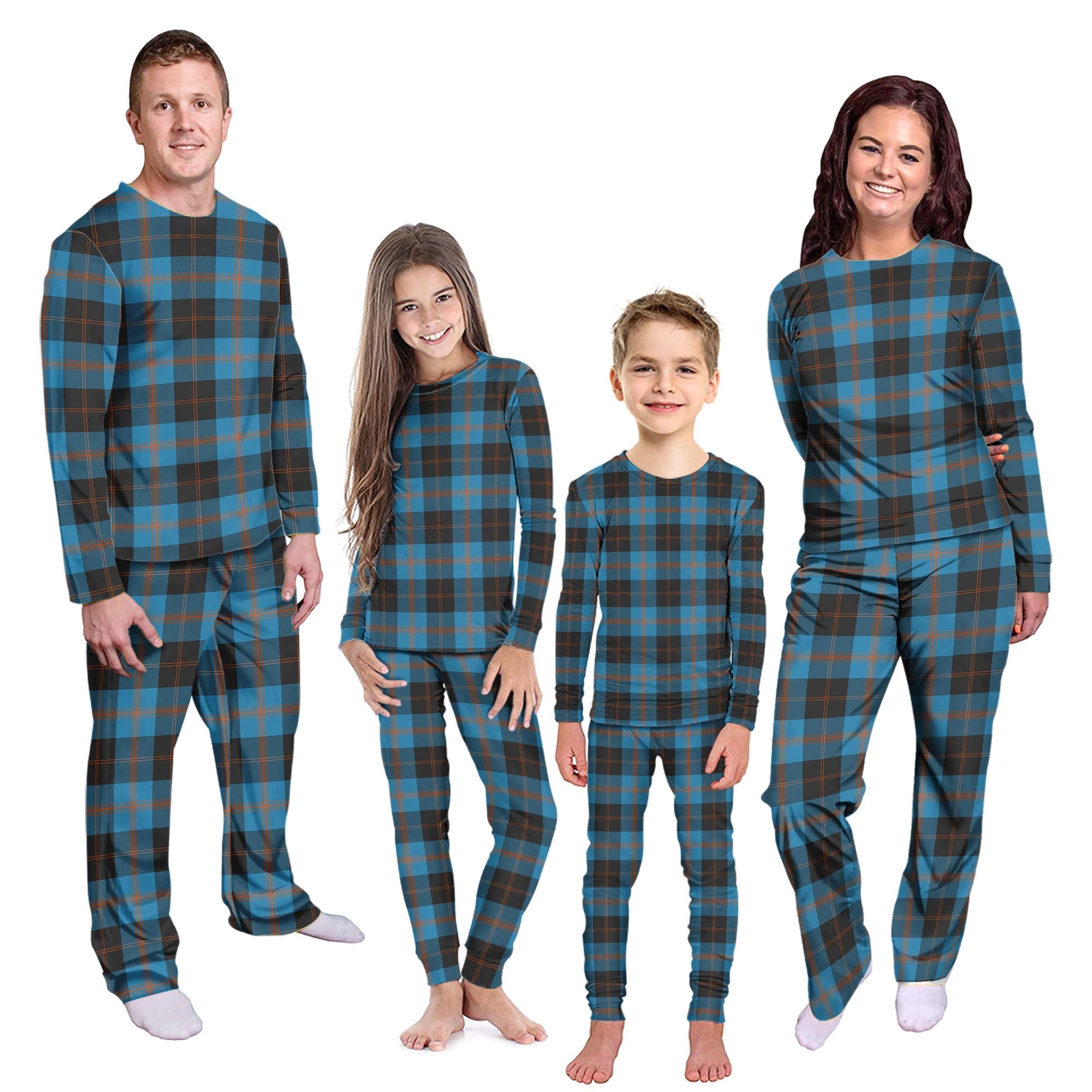 Horsburgh Tartan Pajamas Family Set Kid - Tartan Vibes Clothing