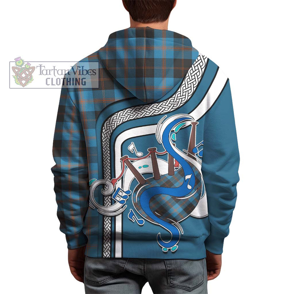 Horsburgh Tartan Hoodie with Epic Bagpipe Style - Tartanvibesclothing Shop