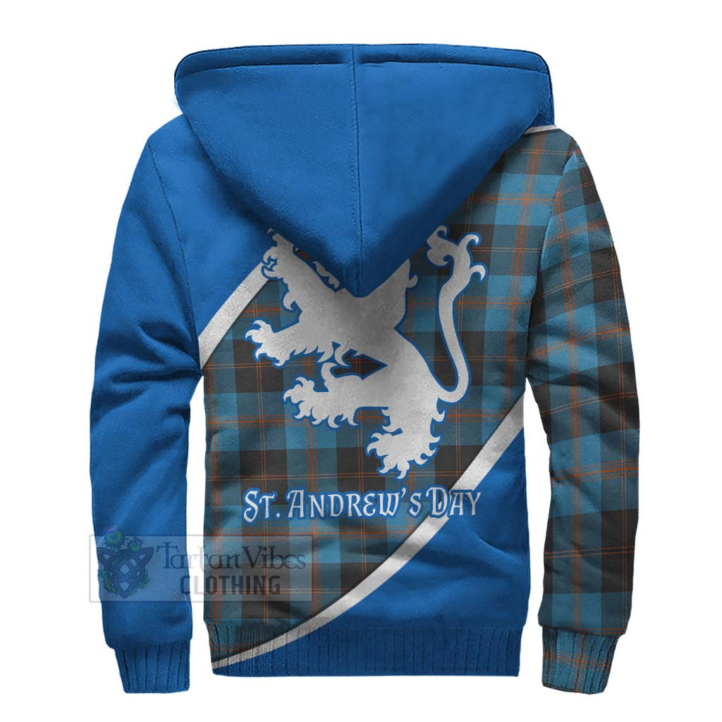 Tartan Vibes Clothing Horsburgh Family Crest Tartan Sherpa Hoodie Celebrate Saint Andrew's Day in Style