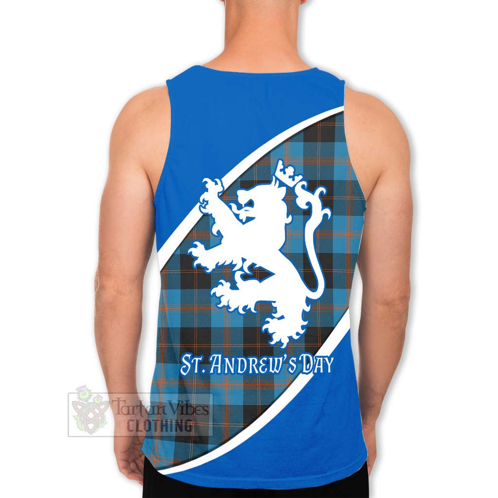 Tartan Vibes Clothing Horsburgh Family Crest Tartan Men's Tank Top Celebrate Saint Andrew's Day in Style