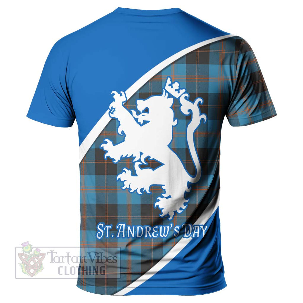 Tartan Vibes Clothing Horsburgh Family Crest Tartan T-Shirt Celebrate Saint Andrew's Day in Style