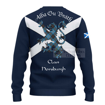 Horsburgh Tartan Lion Rampant Ugly Sweater Proudly Display Your Heritage with Alba Gu Brath and Clan Name