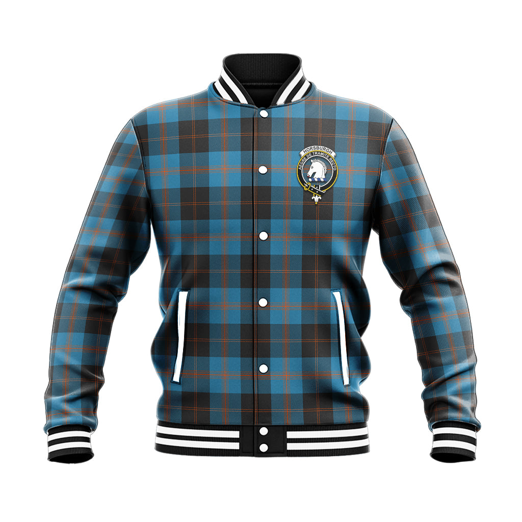 Horsburgh Tartan Baseball Jacket with Family Crest - Tartan Vibes Clothing