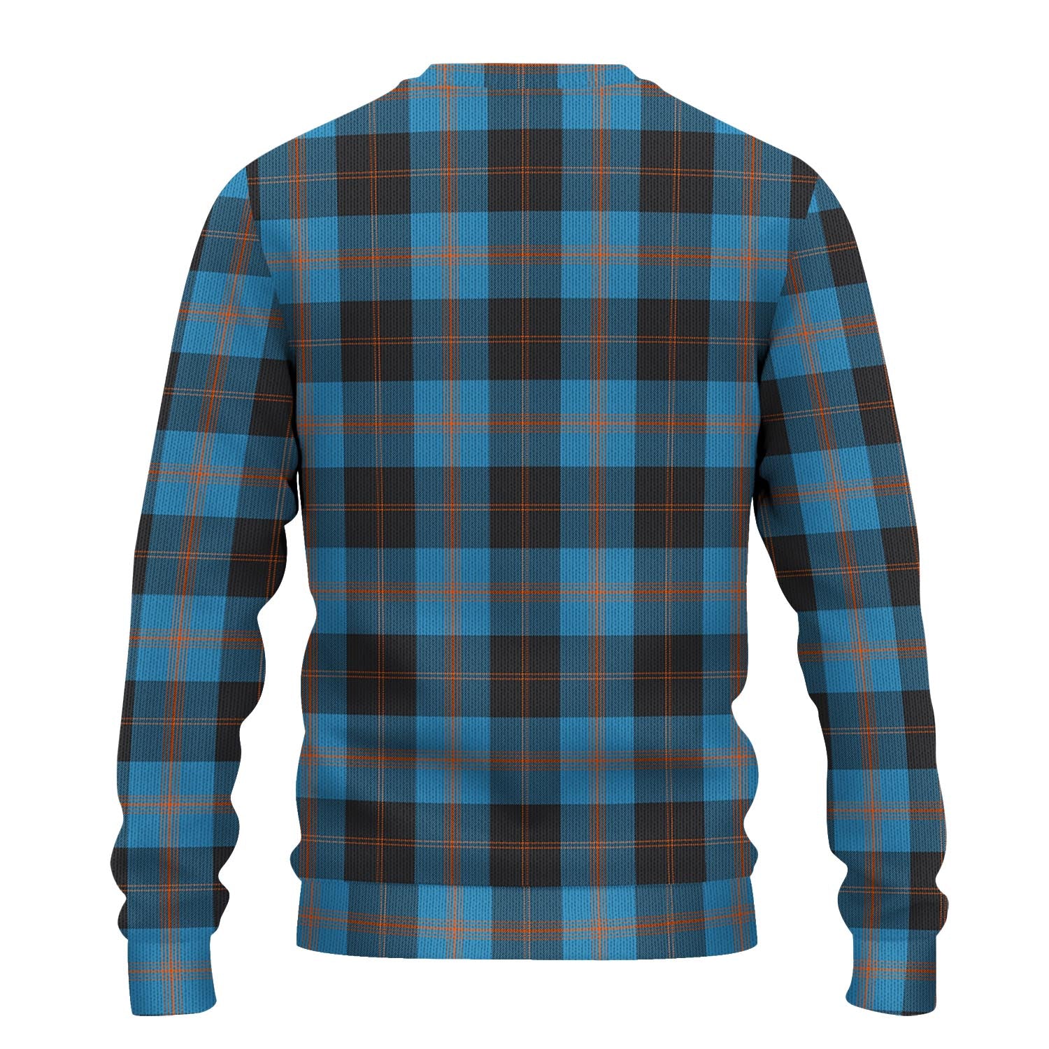 Horsburgh Tartan Knitted Sweater with Family Crest - Tartanvibesclothing