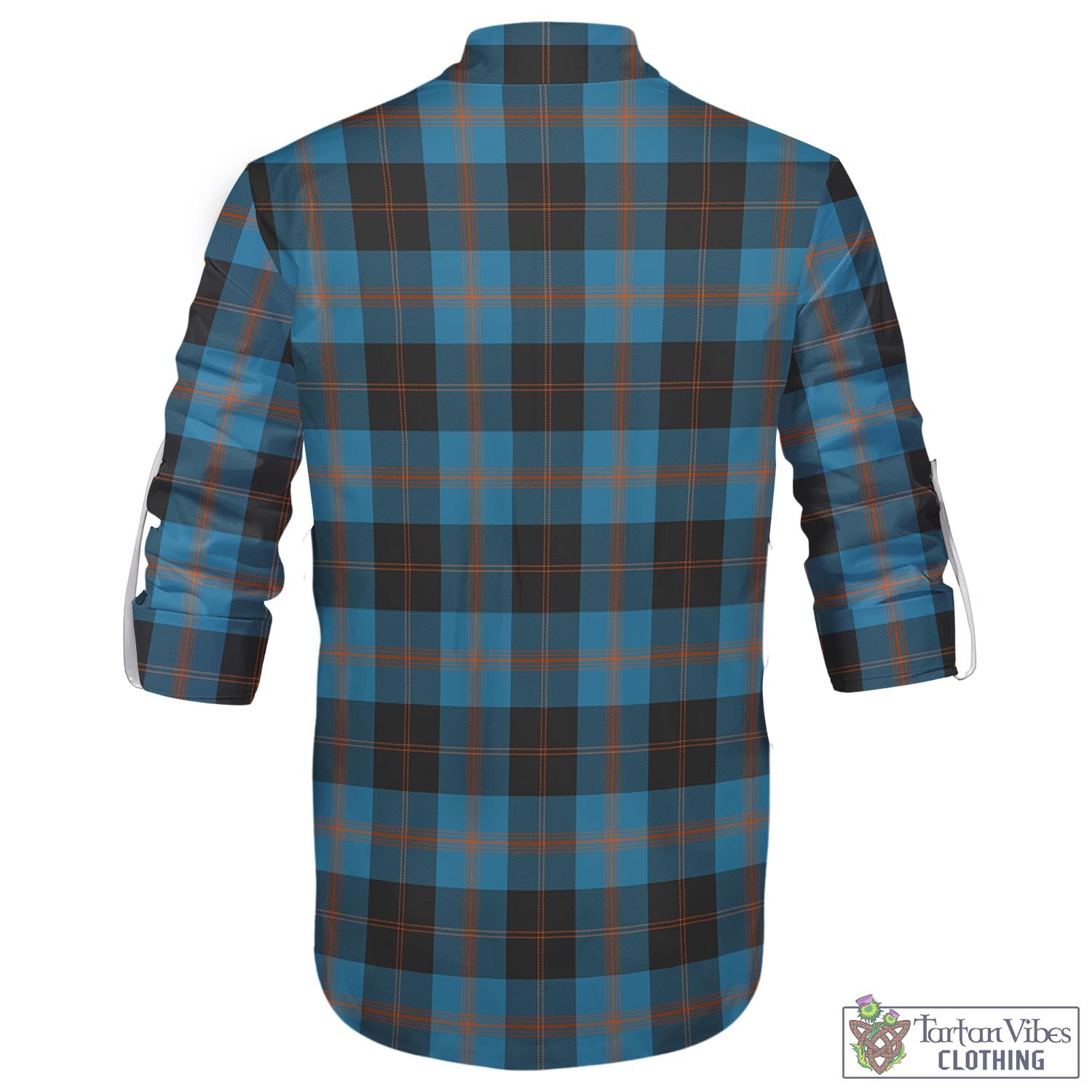 Tartan Vibes Clothing Horsburgh Tartan Men's Scottish Traditional Jacobite Ghillie Kilt Shirt