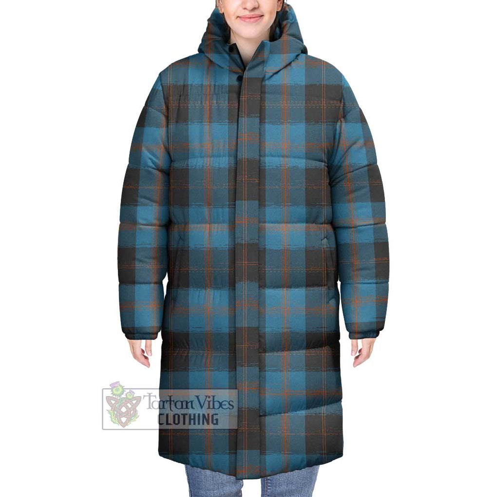 Tartan Vibes Clothing Horsburgh Tartan Long Down Jacket