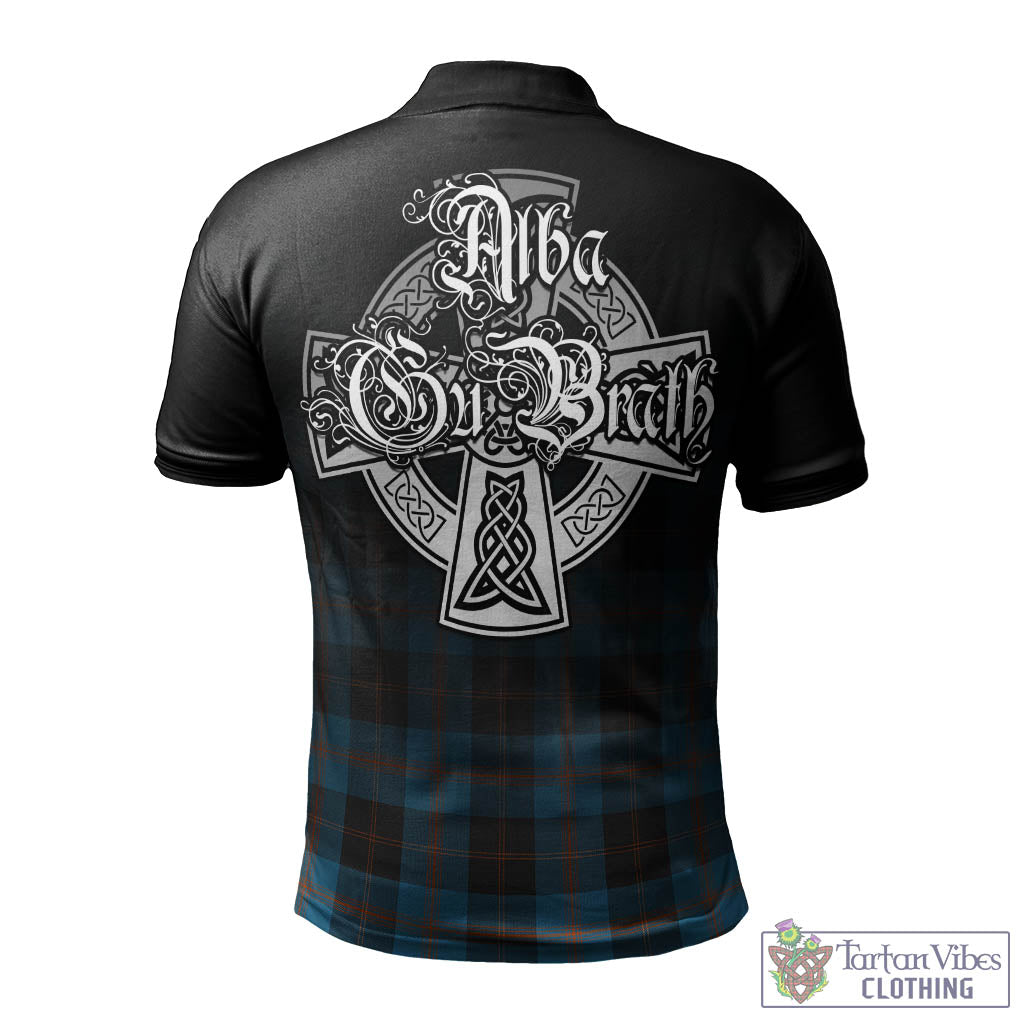 Tartan Vibes Clothing Horsburgh Tartan Polo Shirt Featuring Alba Gu Brath Family Crest Celtic Inspired