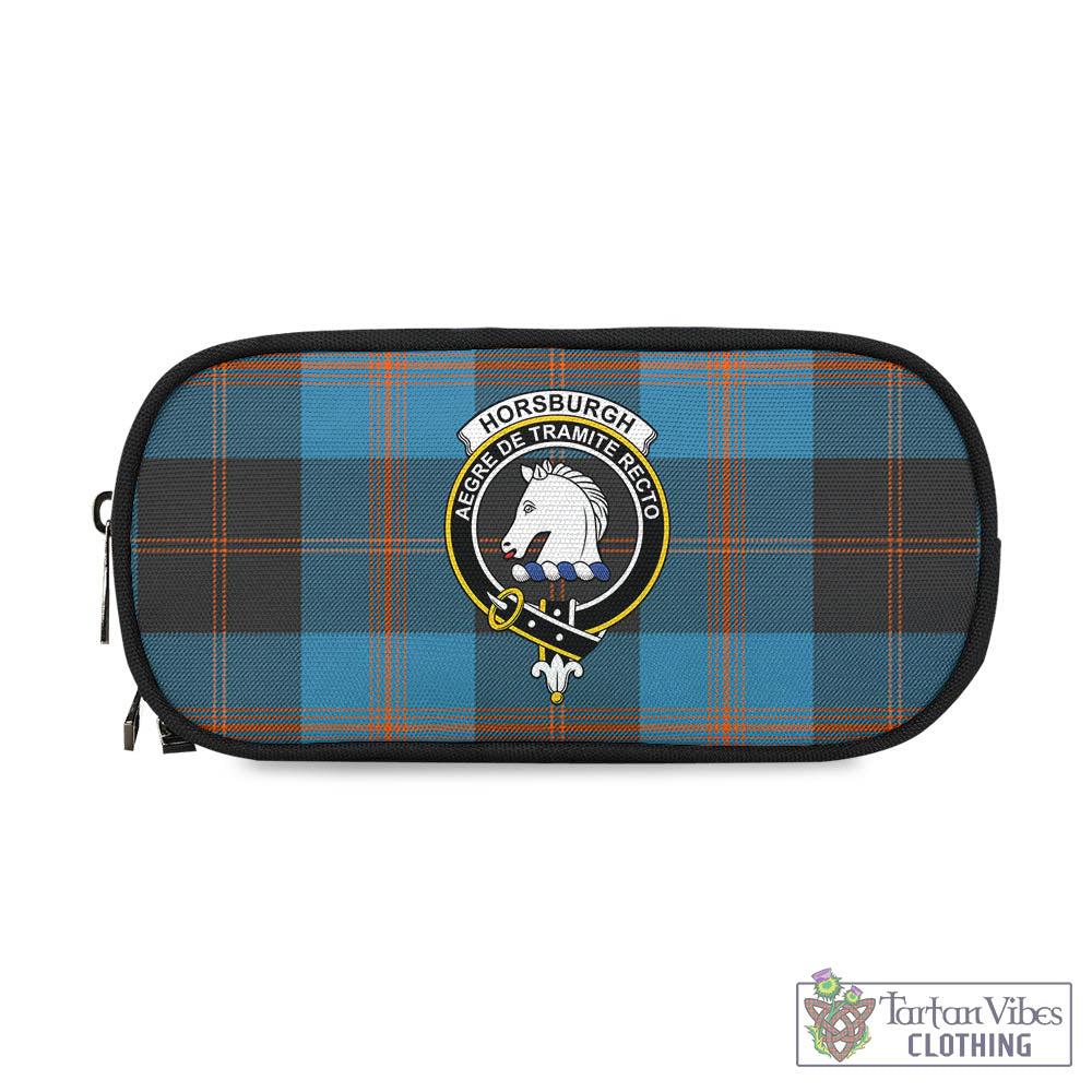 Tartan Vibes Clothing Horsburgh Tartan Pen and Pencil Case with Family Crest