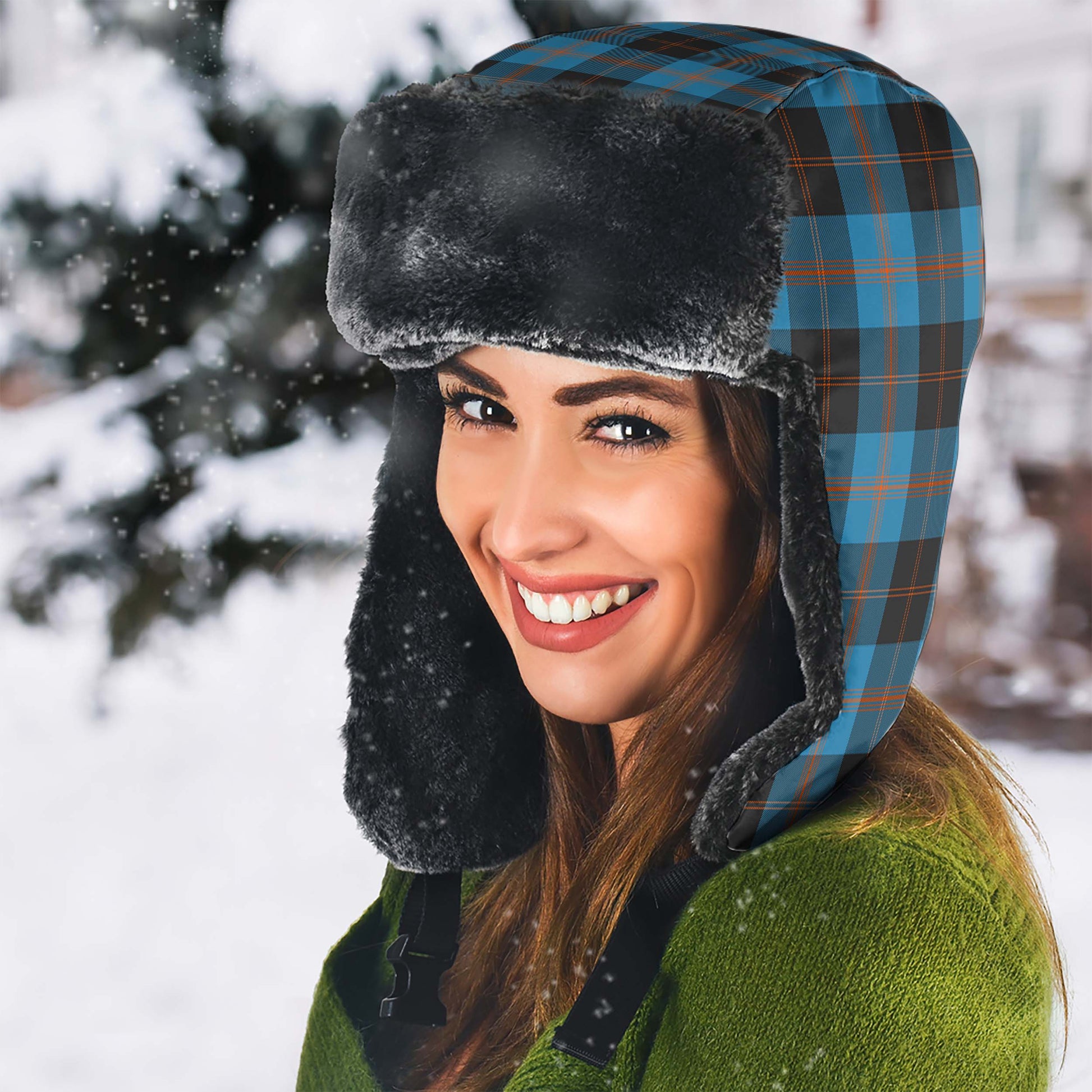 Horsburgh Tartan Winter Trapper Hat - Tartanvibesclothing