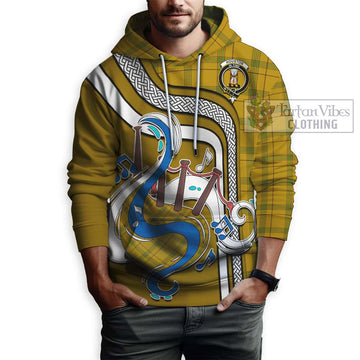 Houston Tartan Hoodie with Epic Bagpipe Style