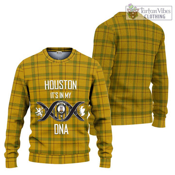 Houston Tartan Ugly Sweater with Family Crest DNA In Me Style